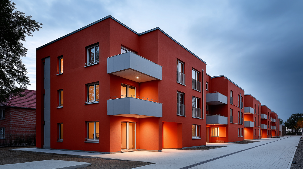 Moderne Fassade mit WDVS: Energiesparend, witterungsbeständig, wertsteigernd